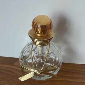 Vintage Christian Dior Dolce Vita Perfume Bottle 50 ml EMPTY w/ Cap & Bow